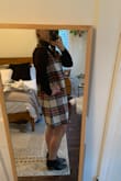 With the holidays coming up I really wanted to like this dress but it fits much boxier than pictured. The fabric is great quality, but the first was large and bulky. I am petite so this happens to me often, but it just wasn't quite constructed right. Had to return. - Shelby P.