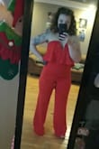 After reading MULTIPLE reviews because the medium sold out =- I decided to order the small...fingers crossed (am I right?). My order came in today annnndddd it fits! I definitely need some spanx (cuz ya girl has lost 90lbs and has excess skin) and a hem (#shortgirlprobs). Also, I couldn't zip it up all the way by myself in the 2nd pic but I did take it off and zip it up and was able to pull it up without un-zipping it. - Heather L.