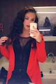 I've worn this so many times already. It's not too tight and not too loose. I sometimes pair it with the miss punctuality red blazer from Lulus as well! I get so many compliments on both. - Cassie I.