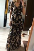 Loved it :) 
This dress really favors the body and highlights the waist.
Very original boho chic style and perfect to wear on different occasions. - Ana M.