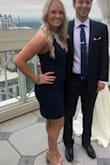 Loved this dress! The small was tooooo right but the medium for great besides the top. The boob part was loose towards the armpit area. Luckily I can sew and easily took this in myself. Looked great after! - Brette A.