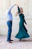 Dress was a great fit and worked perfectly for my engagement photos! - Sarah M.