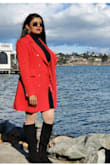 Awesome ! Absolutely stunning look! I wasn't sure about material when I ordered, but I am so glad I did. It is the perfect length and I love the material. - Manjula C.