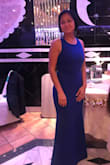 This dress is amazing.  My boyfriend couldn't keep his eyes off of me!!  You have to put your hair up to show the sexy back. - Chan H.