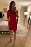 It fits perfectly. Styled it with my 4 inch Valentinos. - Rafhanah P.