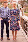 Love this dress for my Christmas pictures!  I put a belt on to really accent the waist! - Rachel W.