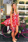 I have this dress in two colors. Very feminine feels. - Shannon W.