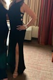 Very classy and sexy dress. I wore to a wedding and I had a lots of compliments. I was very happy the way that looked in my body. It was too long on me but I'm not tall anyway I usually have to hem my dresses from Luluus. I definitely recommended. - Kari A.