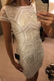 This dress is gorgeous!! So so pretty. originally ordered an XS but had to exchange for a small - Laura M.