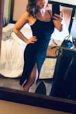 The fabric was a lot stretchier than I had expected but still thick and good quality. Was very flattering and sexy. Dressed it up and wore it to a wedding but will definitely be able to wear again more casually. - Lauren M.