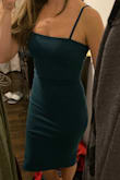 Love the length of the dress and the side slit. I also liked the adjustable straps. Perfect for any formal occasion. I received a lot of compliments. - Tatiana
