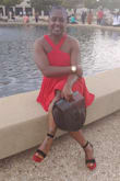 I love the dress fit perfect and material wasn't to heavy.. had to get some to help zip me up other than I love my dress and earrings from Lulus. Will order again! - Wendy D.