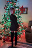 I always thought I was to short for over the knee boots. They're more like thigh high on me but it works. The ties work well holding them up. Glad I took the chance and ordered! - Wendy A.