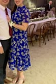 I wore this dress to my brothers wedding at the end of August. It was very comfortable and flowy! I wore it with a chunky heel, blue rebozo, brown clutch, red lipstick, and a side low ponytail. I loved it! I will definitely wear it again, and because of the color, I feel I can wear it year round. First time ordering from Lulus and will order from them again. - Micaela R.