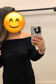 This sweater is so cute and very comfortable! But there is something about it that is absolutely aggravating about it. I wish that the off the shoulder part was stitched down so it would not rise up. ANY upper body movement and you'll go from a cute off the shoulder, to a turtle neck! Lol, probably going to have to add a couple stitches to this myself because as is is NOT working out. - Marissa L.