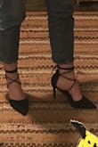 I loved these shoes. I felt the 6.5 was a perfect fit the shoe definitely fits differently based on what direction/how tightly you lace it, but once I had them tied snuggly I found them to be incredibly easy to walk in and wear. Based on other reviews I added a traction pad to address the lack of grip on the soles (Which helped! The event I wore them to was on marble floors! But weren't absolutely necessary.) I read a review that they squeaked when wearing, but I found that went away completely once broken in (in about an hour around the house.) For the price I can't recommend these shoes enough. They look elegant in person pair beautifully with most of occasion dress and are fun to dress down with jeans as well. Got a million compliments on them. I can tell the quality won't last forever, but they are a great trendy shoe and absolutely worth what I paid for them. - Sydney B.