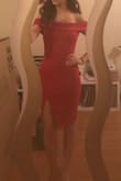 I got a lot of compliments on this dress all night! It definitely does ride up as you walk so just be careful with that and dancing. The materials are great. It doesn't feel cheap and looks great. - Shanna L.