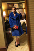 Runs big. I'd have liked to have a size smaller but needed it for an event so made the best of it. Still a fabulous jacket... Super soft and surprisingly warm. - Karrie K.