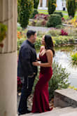 I bought this dress for my engagement photos and the dress fit like a glove! I just needed to get it hemmed because I'm quite short, and even with heels it was a little too long. Overall, I loved this dress so much. It was so flattering and I got SO many compliments on it. - Monica M.