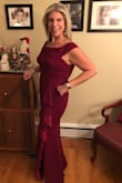 The dress fit perfectly except for the length. It did need to be shortened by a lot. Other than that I loved it and received many complaints! - Claudia S.