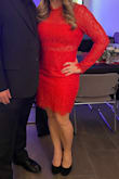 Beautiful dress that fit perfectly. I wore it to my company Christmas party. It was comfortable and classy. - Elizabeth P.