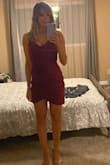 I wore this to my holiday party and got non stop compliments. It fits in all the right places perfectly. I have larger boobs so was worried it would reveal too much or not fur correctly but it looked great and I felt very confident. Really Recommend. I even bought it in black too! - Ella W.