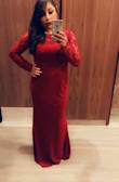 It's Such A Beautiful Dress, I Felt Fabulous! I Received So Many Compliments @ Our Christmas Party. & The Back of The Dress Was Everything!! Deff Recommend Lulus - Trina M.