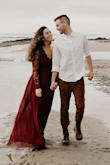 Great quality. Order this dress for my engagement photos and it was absolutely gorgeous. One down side is that it is really long. Probably three inches on the ground with my height. It would have been fine with high heels but I was at the beach and couldn't wear them. Overall, would def recommend. - Elexise C.