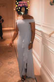 I love this dress. It was too long but I had it shortened and it fit me perfectly. I received lots of compliments. LOVED IT! - Maureen W.