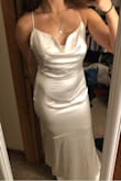 I absolutely loved the look and design of this dress online but when I tried it on, the bust area was way too large. I got a small and am usually a small or a 4/6 in Lulus dresses so I was really bummed about it. Everything else fit so I'd need to get it tailored with the small. I decided I didn't want to go through that since I already paid so much so I returned it. - Natalie S.