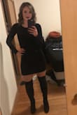 I got these for celebrating my 5th anniversary and they were perfect! I got size 7.5. I paired them with a LBD from Lulus as well. I got tons of compliments, they stayed up, and are very comfortable! - Kelsey M.