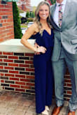 This jumpsuit fit perfectly in all the right places! Aside from having to hem the bottom because it was way too long, I loved this piece-received lots of compliments! - Andrea W.