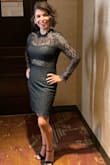 Wore this to a Christmas party and was very comfortable and the stretch in the material was great! I was so happy with my choice. - Aracely F.