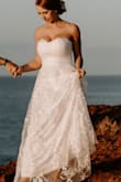 I purchased this dress for our honeymoon shoot in Hawaii. I was beyond impressed with the fit and look of it. Very flattering and made me feel beautiful. Thank you! I  now want it in every colour. - Allison N.