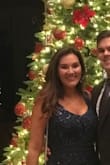 These earrings are light and really pop under dark hair. I really loved them with my formal dress. - Nicole R.