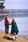 We had our Christmas cards made and I wore this dress and got lots of compliments. It has a lot of material at the bottom so you can hold it or wrap it around you...I really loved it and would recommend especially around the Holidays. - Nicole D.