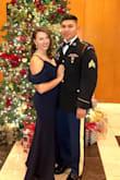 I LOVED this dress! I wore it for an Army ball. I got a Large, and it fit perfectly in every way except the length. I wore 4 inch heels but still needed to hem it about 4 inches. So if you're 5'8 and up you are fine, but for us shorter girls just be prepared to get it tailored or hem it yourself! (And it's sort of a trumpet bottom, so if you're not an experienced seamstress I recommend skipping the frustration of hemming a wide base to a less wide spot on the dress and go with a tailor.) Also, even though it's meant to hug you at the hips and torso, the material is high quality and thick. I wore spanx just to be safe, but I probably could have gotten away without them. All in all though, SUCH A GREAT dress!!! - Emily S.