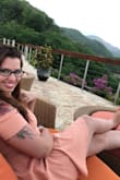I wore this to dinner during my honeymoon in St Lucia and felt the perfect mix of cute and sexy. Also happened to match the Caribbean furniture colors perfectly :-p - Micaela M.