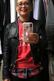 I love my new leather jacket. I've worn it a few times now. It feels great and looks great with my outfits. Definitely completes my looks. Jus what I wanted. 
I would say if you want to close the jacket or a little more room in the arms size up. I went with my normal medium size. I knew I would probably not wear with bulky clothing. - Giselle R.