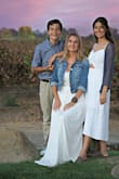 Love this dress, its so incredibly flattering.  The straps are adjustable, I didn't find it as low cut as shown on the model.  The dress is a little long, but worked perfectly for our family pictures.  I received many compliments. - Heather C.