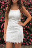 i bought this dress for my homecoming after trying on so many dresses that were way too short. i wanted something unique as well so i decided to order this dress and it was just great! it was a little loose around my waist but not too much. the length was perfect and everyone loved it!! - Sarah G.