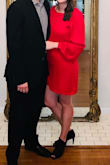 I wore this dress to a holiday party and got several compliments.  I was looking for a good postpartum dress because I had a bad 6 weeks prior.  The medium was perfect because it was flowy in the mid section and not too short. A small probably would have been too short.  The only con is that the stitching wasn't the best quality in spots but that wasn't super noticeable. Also it will need a good steaming but then it's great! I can see myself wearing it again for dinner out. - Erica G.