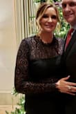 Wore this to my husbands Christmas party, I got tons of compliments. I still have 5 lbs of baby weight to lose and it was very forgiving. - Lindsey I.
