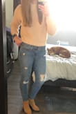 I sized down from my normal size small to make this a bit tighter and I love the fit and its so soft! - Amanda B.