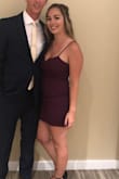 I loved this dress online. I wore it to a wedding and everyone loved it! It had a tendency to ride up throughout the night but otherwise it's great! - Samantha S.