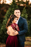 Bought this dress for our Christmas pictures this year. It was extremely long so I did have to get it fixed but overall I love the dress! The color is beautiful. - Paulette C.