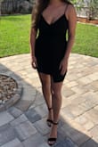 I wore this to homecoming and I love it, it's super flattering and good to dance in. The only downside is that the ring is not secure at all so I ended up just sewing the dress the wrap part to the dress with the ring in place, still love it and would 100% recommend - Faith M.