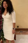 I really like the material of this dress and is not see through. I always get compliments with this dress. - Jennifer S.