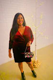 Velvet is in and this dress will make you feel sexy, but classy for any evening out! It was a little low cut but overall I loved the dress and received lots of compliments!! - Rotna S.