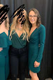 I got this dress for a work function and I loved it. The way it fit was almost perfect. My only problem was the neckline went way lower than I thought. Like all the way down to my sternum! I have no boobs so there was nothing to hold the dress in place I had to get some fashion tape. But other than that I love it the color is beautiful and the fit of the rest of my body was great! - Meg M.